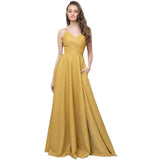 Evening Dress Bridesmaids Dress Long Dress With Thin Shoulder Bridesmaid Dress Fashion Dress HZ0517