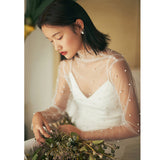 French Sling Light Wedding Dress 2026 New Small Bride Super Fairy Fishtail Go Out Yarn And Yarn Noodle Welcome Dress Woman HZ0517