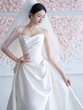 Swear Light Wedding Dress 2026 New Engagement Dress Dress Small Man Goes Out Yarn Fishtail Morning Robe Bride Toast Suit HZ0517