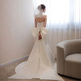 French Linden Tecta Twilight Wedding Dress 2026 New Bridal Faucinian Yarn Fishtail Dress Dress Dress HZ0517