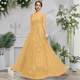 Banquet Evening Dress Lace Light Luxury Niche Hot Host High-End Dress Can Usually Be Worn HZ0517