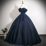 One-Word Shoulder Evening Dress Female New High-End Sense Light Luxury Small Host Banquet Performance Dress For Adult Dress HZ0517