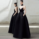 Annual Evening Dress Women's 2026 New Noble Long-Term Birthday Party Banquet Host Dress Shown Thin HZ0517