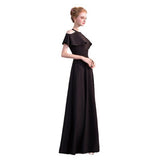 French Black Hanging Neck Dress 2026 New Banquet Temperament Long Student Art Test Vocal Piano Performance Suit HZ0517
