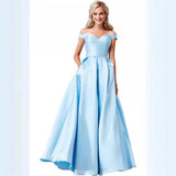 Wish-Shouldered Stew Formal Dress 2026 New Simple Shoulder Multi-Color Evening Dress Dress HZ0517