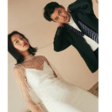 French Sling Light Wedding Dress 2026 New Small Bride Super Fairy Fishtail Go Out Yarn And Yarn Noodle Welcome Dress Woman HZ0517