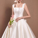 Sling Ribbon Lint Dress 2026 New Hepburn Bridal Travel Photo Dress Dress Simple Welcome Out Of The House HZ0517