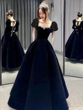 Black Evening Dress 2026 New Fashion Art Candidate Day Hosts Long French Banquet Dresses Can Usually Wear HZ0517
