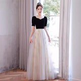 Art Exam Dress Women 2026 New Fashion Banquet Host Dress Annual Performance Evening Dress Summer HZ0517