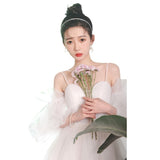 White French Certificate Registration Evening Dress Dress Dress Dress Short Little Man Daily Birthday Princess Dress Dress Girl HZ0517