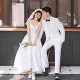 White Certificate Registration Light Wedding Dress French Small Dress With Engagement Dress High Sense Can Usually Wear Summer HZ0517