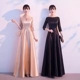 Choir Performance Suit 2026 New Temperament Annual Meeting Presided Over The Dress Women's Poetry Recitation Performance Of The New Long Dress HZ0517