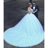 New Court Style Elegant Bride Main Wedding Dress 2026 Bride Big Tail Temperament Dress Dress Woman HZ0517