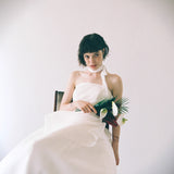 Travel Photography Sen Women's Light Wedding Dress With A Chest To Go Out Yarn Outdoor Wedding Dress Simple Engagement Dress HZ0517