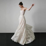 Light Wedding Dress 2026 New Small Light Luxury Lace Out-Dress Yarn Thigh French Super Fairy Engagement Dress Dress Dress HZ0517