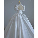 French-Style Denstalt Main Wedding Dress 2026 Spring New Bridal Temperament Dingy Noodles Small Heavyweight Tail Wedding Dress HZ0517