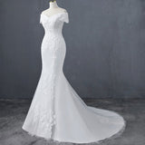 The New 2026 Chinese-Style Lace Mid-Rise Temperament Dreamy Gradient White New Chinese Wedding Dress Can Be Determined HZ0517