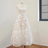 French Light Wedding Dress Bride Senior Go Out Yarn Temperament Wedding Dress Super Fairy Welcome Breast Texture Sensense Dress HZ0517