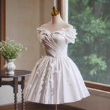 Birthday Party Wedding Bridesmaid White With Exquisite Gorgeous Girl Dress Bridesmaid Wedding Dress New Direct Selling HZ0517