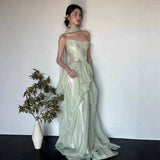 French Bra-Tendered And Light Wedding Dress Bride Morning Dress Female Travel Shot Sen Series Super Fairy White Evening Dress Wedding Welcome Go Out Yarn HZ0517