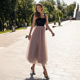 Colored Slings With Bare Back Sexy Sweet Elegant Romantic Lady Dress Birthday Party Dress HZ0517