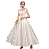 Travel Shot Light Wedding Dress Simple Mori Dress Daily Hepburn Sling 2026 New Yarn Dress HZ0517