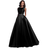 Black Evening Dress Women 2026 New Aerament Queen High-End Banquet Temperament Dresses Choral Performance HZ0517