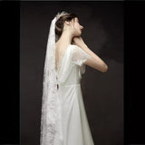 New Light Wedding Dress 2026 Spring Temperament Simple French Retro Fasting Bridal V Collar Yarn HZ0517