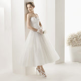 Stearing Fashion Simple Pimple Skirt Wedding Dress 2026 New Summer Bride Medium And Long Wedding Dress HZ0517