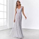 Ladies Dress Temperament Long Solid Color Slim-Fit Dress HZ0517