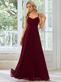 Elegant Evening Dress V-Deleted Long Dresse 2026 New Chiffon Folding Mint Green Bite Dress HZ0517