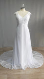 2026 New Bridal Slim Simple Fashion Trend Lace Long Elegant Light Wedding Dress HZ0517