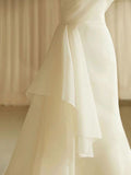 Light Wedding Dress Bride 2026 New Summer Tug Small Tail White Texture Of The Wedding Main Yarn Go Out Light Wedding Dress HZ0517