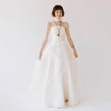Travel Photography Sen Women's Light Wedding Dress With A Chest To Go Out Yarn Outdoor Wedding Dress Simple Engagement Dress HZ0517