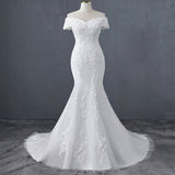 The New 2026 Chinese-Style Lace Mid-Rise Temperament Dreamy Gradient White New Chinese Wedding Dress Can Be Determined HZ0517