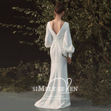 French Light Wedding Dress 2026 New Bridal Temperament With Long-Sleeved Retro Small Japanese And Korean Evening Dress Woman HZ0517