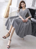 Silver Gray Evening Dress Women 2026 New Banquet Performance Temperament Long Birthday Dress Can Usually Be Worn HZ0517