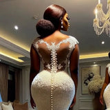 Dragtail Wedding Dress Long Church Bridal Wedding Dress High-End Thin Dress Dress Skirt HZ0517