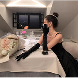 White Hepburn Dress 2026 New Sling Small Dress Small White Dress Waist Can Wear Dress Light Wedding Dress HZ0517