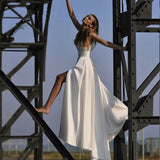 Banquet Ebay Evening Dress 2026 Spring New Sexy Thin Sleeveless Light Wedding Dress HZ0517