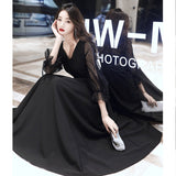 Black Small Dress Can Usually Wear 2026 New Temperament Small Dress Party Party Dress HZ0517