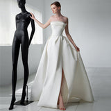 The Linden Wedding Dress 2026 New Bridal Simple Sen System Super Fairy Out Yarn Temperament Thin French Breast-Shape Dress HZ0517