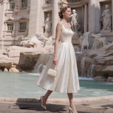 Light Wedding Dress 2026 New High-End White Wedding Dress Princess Adult Party Dinner Dens Down HZ0517