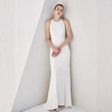 Hang Neck Light Wedding Wedding Wedding Wedding Wedding Wedding Dress Small Tail Welcome Out Of The Yarn High Sense HZ0517