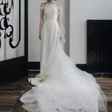 Wedding Dress 2026 Spring New Lint Temperament Tailings Family Travel Fashion Light Yarn HZ0517