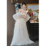 Travel Shot Wedding Dress 2026 Spring New Thighs Go Out Morning Robes And Super Fairy At The Runaway Princess Welcome Dress HZ0517