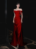 French-Style Linden Face Shoulder Light Wedding Dress High-Grade White Niche Temperament Fishtail Welcome Bride Out Of The Yarn HZ0517