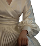 French Light Wedding Dress 2026 Spring New Bridal Travel Simple Dress License Small White Dress Woman HZ0517
