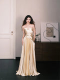 Light Luxury Bra-Sined Dress Morning Pat Dress 2026 New Golden New Chinese Bride Wedding Welcome Dress HZ0517