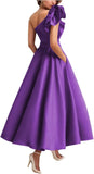 Purple Evening Dress High-Level Temperament Host Art Test Vocal Performance Dress Fluffy Skirt Adult Dress HZ0517